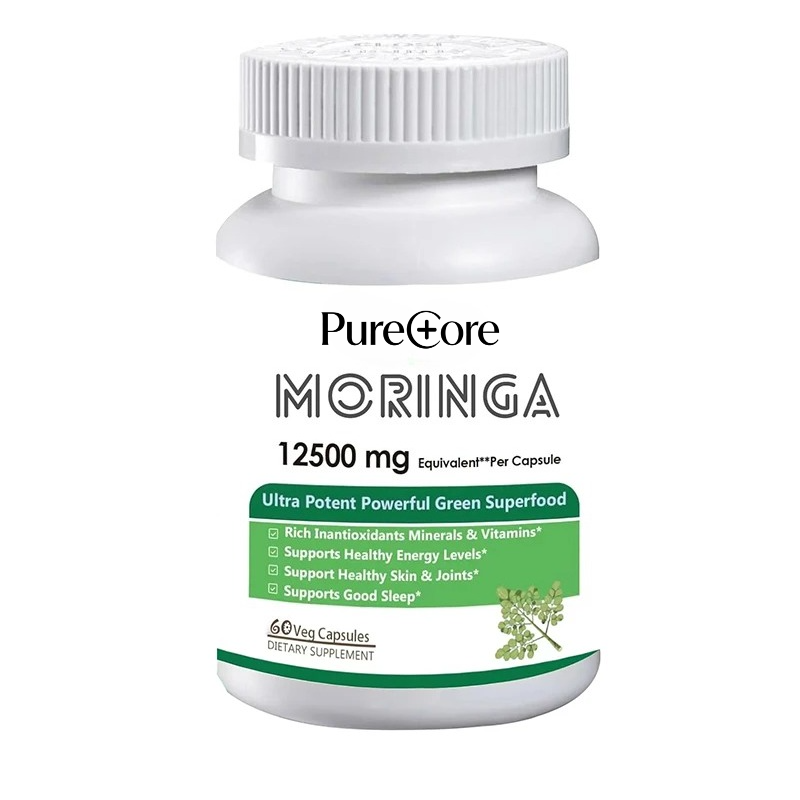 Moringa Leaf Powder - Натуральный порошок из листьев моринги, богатый