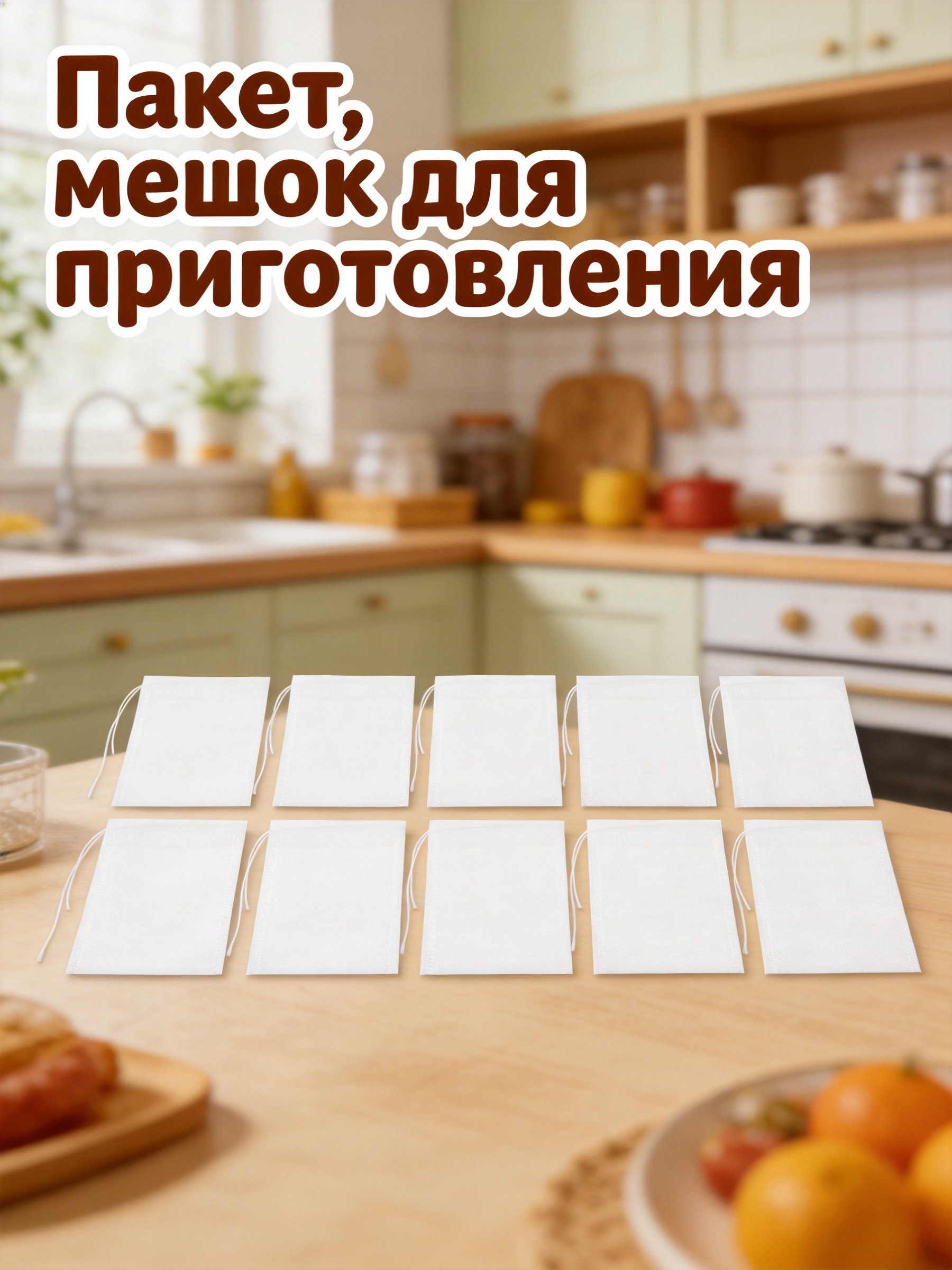Herbal Wellness Products - 100 шт. мешочков с завязками для