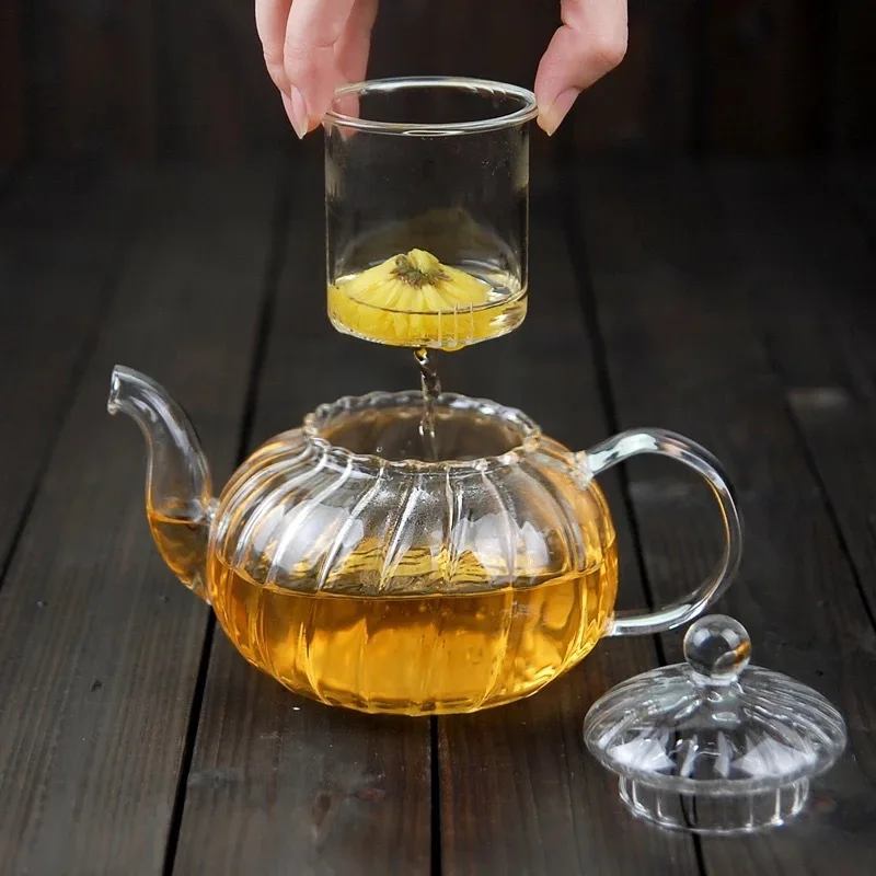 Чайник стеклянный в полоску, в – обзор и цена Herbal Wellness Products