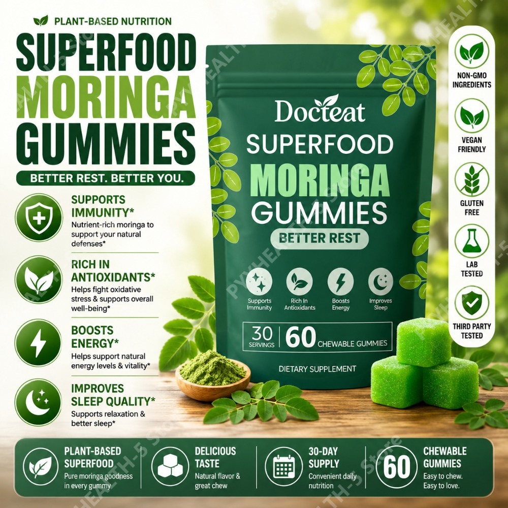 Жевательные конфеты Docteat Mo – обзор и цена Moringa Leaf Powder